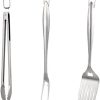 MaGiLL 17 Pcs BBQ Grill Tools Set Portable Stainless Steel Griddle Accessories Kit Griddle Set for Outdoor,Camping,Backyard 3