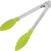 Catering tongs Stainless Steel Clamps, Used for Cooking Food, Serving Clamps, Barbecue Tools, Kitchen Utensils, Silicone Handle Clamps(19.5cm) 3