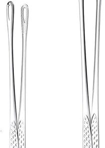 Catering tongs 2pcs Stainless Steel Food Tongs Long Handle BBQ Tongs Steak Tongs Kitchen Cooking Tools Accessories