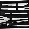 20pcs Stainless Steel BBQ Tool Set, Complete Grilling Accessories for Outdoor Barbecue, Easy to and Store, Ergonomic Design, Ideal for Family Gathering and Camping 3