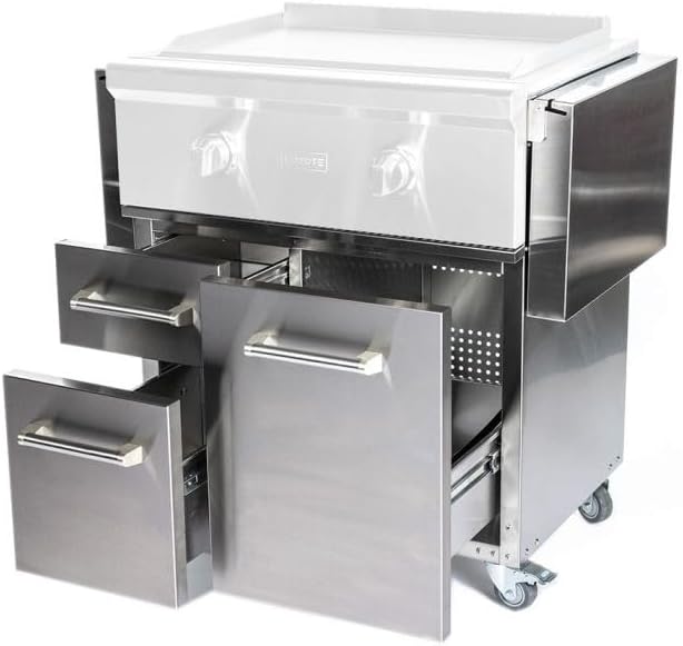 Coyote 30″ Grill Cart for Flat Top Grill – C1FTCART 2 Coyote 30" Grill Cart for Flat Top Grill - C1FTCART - Image 2