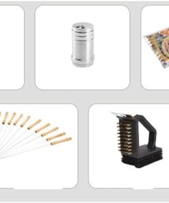 JSEIAJB BBQ Accessories BBQ Tools Seven Piece Set of Accessories Package 2