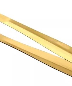 BBQ grill tongs, Grill Clip Stainless Steel Food Clip Hotel Restaurant Buffet Utility Clip Gold 20x3.2cm