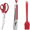 Barbecue Tool Set Crushed Hamburger Set Hamburger Press Machine Pot Cover Barbecue Spatula Flavor Bottle 4