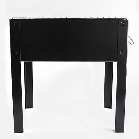 Bbq Grill Stainless Steel Four-legged Rectangular Barbecue Grill Bbq Accessories for Outdoor Camp Picnic 2 Bbq Grill Stainless Steel Four-legged Rectangular Barbecue Grill Bbq Accessories for Outdoor Camp Picnic - Image 2