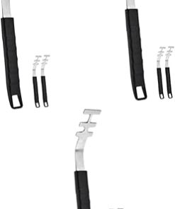 Gatuida 3sets Grill Topper Grilling Tools Set Barbecue Grid Lifter Cast Grid Gripper 3pcs*3
