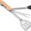 Stainless Steel BBQ Tool Set, Camping Hiking Barbecue Needle Sticks Fork Kit Corrosion Resistant with Storage Bag for Outdoor 3