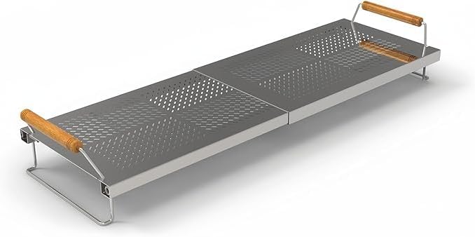 Adjustable Stainless Steel Warming Rack for 28 inch Blackstone Flat Top Griddle, Grill Grates/Grids Accessory Adjustable Stainless Steel Warming Rack for 28 inch Blackstone Flat Top Griddle, Grill Grates/Grids Accessory