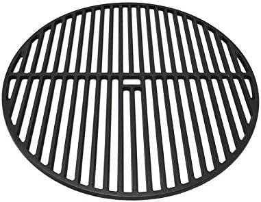 Premium Cast Iron Cooking Grate 18-3/16" for Large Big Green Egg, Vision Grills VGKSS-CC2 Classic Kamado Charcoal Grill and Broil King Keg 4000