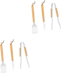 BESPORTBLE 2 Sets Grill Forks BBQ Utensils Kit BBQ Tools Set Outdoor Barbecue Accessories