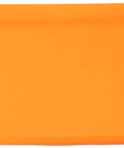 Silicone Griddle Tools Mat, HeatResist Safety with NonSlip Design, Orange Large Spatula Drip Pad BBQ Grill Cover, MultiFunctional Utility, Weatherproof Maintenance for