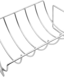 Cook Faster Even Heat BBQ Rib Rack Steak Grilling Rack Non-Stick Surface Thick Material Perfect for Indoor Oven Outdoor Cooking