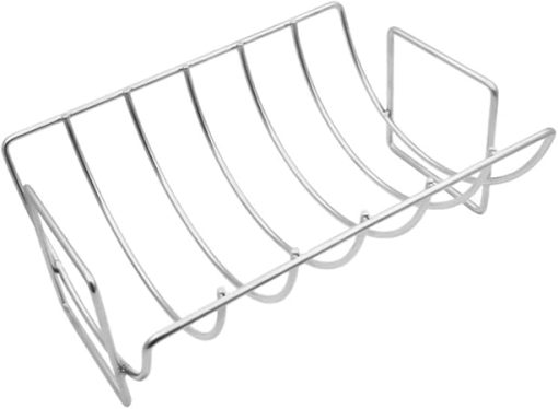 Cook Faster Even Heat BBQ Rib Rack Steak Grilling Rack Non-Stick Surface Thick Material Perfect for Indoor Oven Outdoor Cooking