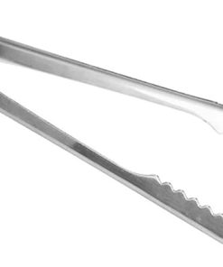 BBQ Tongs, BBQ Food Tongs Barbecue Stainless Steel Kitchen Food Meat Non-Slip Non-Stick Steak Clamp Cooking Tool Toothed Ice Towel Clip Accessories(Medium)