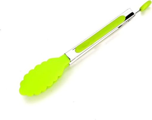 TEMKIN Tongs Stainless Steel BBQ Grilling Tong Salad Bread Serving Tong Non-Stick Barbecue Grilling Cooking Tongs Kitchen Accessories Tongs