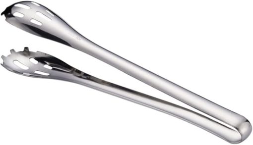 Catering tongs 2 Pieces Cooking Tongs Stainless Steel Kitchen Tongs Serving Clips BBQ Tools Accessories Kitchen Utensils(Large)