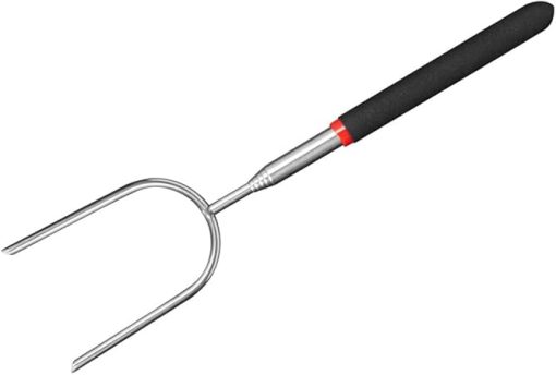 Stainless Steel Telescopic Barbecue Fork Outdoor Barbecue Tool - Image 2