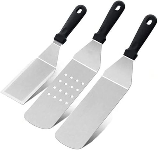 BBQ Grill Accessories, Heavy Duty BBQ Grill Tools Set for Men,Stainless Steel Grilling Accessories Kit, Camping, Kitchen, Extra Thick Barbecue Utensil Gifts