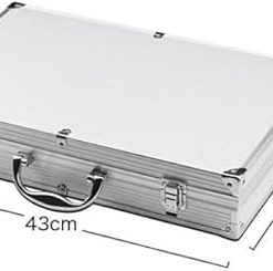 Stainless Steel Grill Tools Set, Heavy Duty BBQ Accessories Tool Set, Outdoor Camping Cooking Grilling Utensils Tools Set with Storage Box, for Home, Camping, Traveling 2