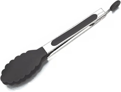 Bag Clips for Food Silicone Food Tong Kitchen Accessories Stainless Steel Kitchen Tongs Silicone Non-Slip Cooking Clip Clamp BBQ Salad Tools Grill Tongs