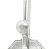 Stainless Steel Blade Griddle Scraper Stainless Spatula Grill Accessories for Outdoor Grill Griddle Pan Griddle Spatula Frying Cleaning Flat Top Bot Silver 420 Stainless Steel