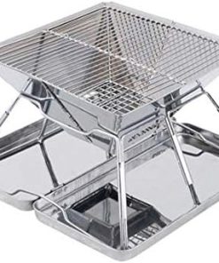 Folding Stainless Steel BBQ Portable Camping s Outdoor Charcoal BBQ Rack Barbecue Accessories for Kitchen Tools