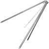 Totority Versatile Grilling Kit Stainless Steel BBQ Tools for Camping Parties and Daily Use 4
