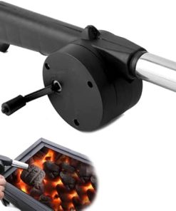 Outdoor Camping Picnic Low Noise Blower Small Hand Fan Manual Blower for BBQ Cooking