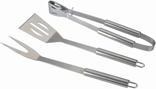 Three Piece Cloth Bag Barbecue Set Outdoor Stainless Steel Barbecue Tools - Image 2