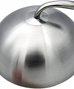 Stainless Steel Steaming Cover Serving Food Cover with Handle for Kitchen, Griddle, Parties Cooking Indoor or Outdoor -26cm