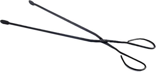 Fireplace Tools, Firewood Tongs Heavy Duty Fire Pit Tools, 23.22" Long Log Grabber, Grilling Charcoal Tongs for Outdoor Indoor Fireplace Campfire Fire Place Tongs