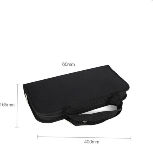 12PCS Stainless Steel BBQ Tools Set with Storage Bag Grilling Gear for Outdoor for Camping Picnic BBQ - Image 2