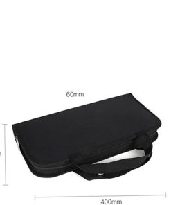 ABOOFAN 12Pcs Stainless Steel Tools Set with Carry Bag Essential Grill Accessories for Outdoor Cooking for Picnic and Camping Black 2