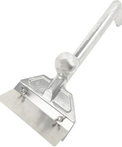 KESYOO Stainless Steel Griddle Scraper Tool Heavy Duty Professional Cooking Scraper with Long Handle for Flat Top Grill and Griddle Cleaning