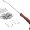 Barbeque Grill Meat Steak Branding Iron with Changeable Letter Tool Name Set BBQ Tools