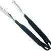 Catering tongs Stainless Steel Clamps, Used for Cooking Food, Serving Clamps, Barbecue Tools, Kitchen Utensils, Silicone Handle Clamps(19.5cm)
