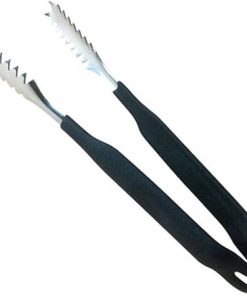 Catering tongs Stainless Steel Clamps, Used for Cooking Food, Serving Clamps, Barbecue Tools, Kitchen Utensils, Silicone Handle Clamps(19.5cm)