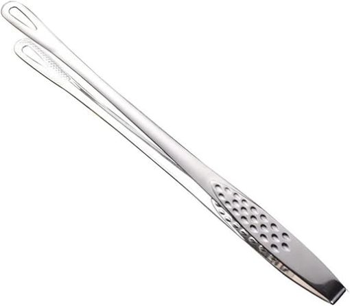 Pliers 1pc Stainless Steel Food Tongs Long Handle Non-Slip Barbecue Tongs Steak Tongs Kitchen Cooking Tools Accessories Non-Slip Barbecue Tongs Steak Tongs