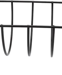 Rib Rack Non Stick Coated Chicken Steak Roasting Stand Barbecue Tool Beef Ribs Grill for Outdoor Cooking Camping Picnic Made of Food Grade Iron Material Size 11.5 x 19.5 x 35cm