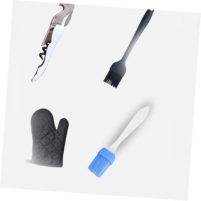 28pc BBQ Tool Set Brush Fork Clamp Stainless Steel Grill Accessories for Outdoor Cooking 2 28pc BBQ Tool Set Brush Fork Clamp Stainless Steel Grill Accessories for Outdoor Cooking - Image 2