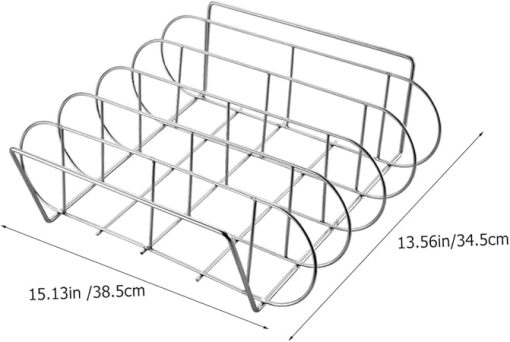 POPETPOP Grill Burner Replacement Bbq Grill Accessories Grilling Set Bbq Tool Sturdy Steak Rack Easy Clean-up - Image 2