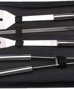 Grill Accessories Grilling Tools Set, 7PCS Stainless Steel Accessories with Carry Bag, Barbecue Utensils Set