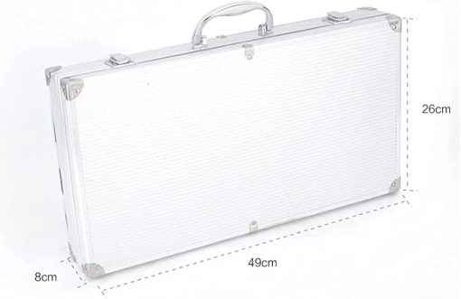 BBQ Grill Accessories Set, Stainless Steel Grilling Accessories for Outdoor Camping, with Storage Box Complete BBQ Tools for Camping - Image 2
