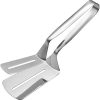 Hand Shape Removable Food Tong Non-Slip Stainless Steel Handle Tongs BBQ Clips Kitchen Tools Accessories(Orange) 3