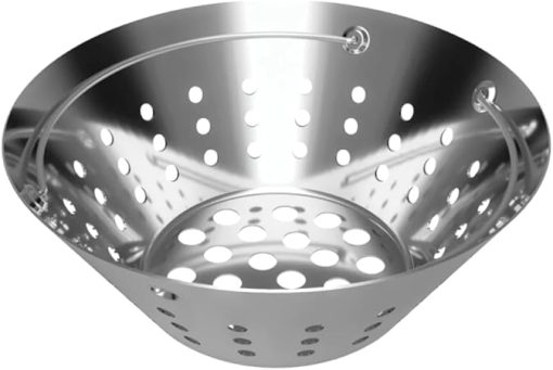 Big Green Egg Stainless Steel Fire Bowl for Medium Egg