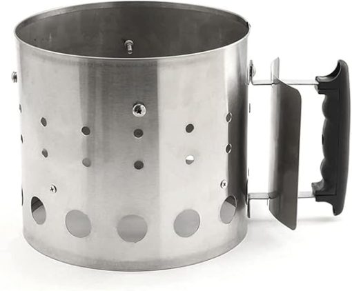 Charcoal Chimney Starter Set Fireplace Accessories Lighter Cubes BBQ Heat Resistant Gloves Blower BBQ Tools