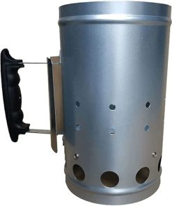 Charcoal Chimney Starter Set Fireplace Accessories Lighter Cubes BBQ Heat Resistant Gloves Blower BBQ Tools