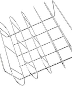 Bbq Rib Rack Holder Heavy Duty Grill Rib Rack Sturdy Steak Outdoor Barbecue Tool for