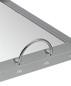 Universal Stainless Steel Cooking Griddle BBQ Tools Flat Top Plate Insert for Parties 2