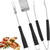 homenote Griddle Accessories Kit (Black+Red), Exclusive Griddle Tools Spatulas Set for Blackstone – 8 Pcs Commercial Grade Flat Top Grill Accessories – Great for Outdoor BBQ, Teppanyaki and Camping 4